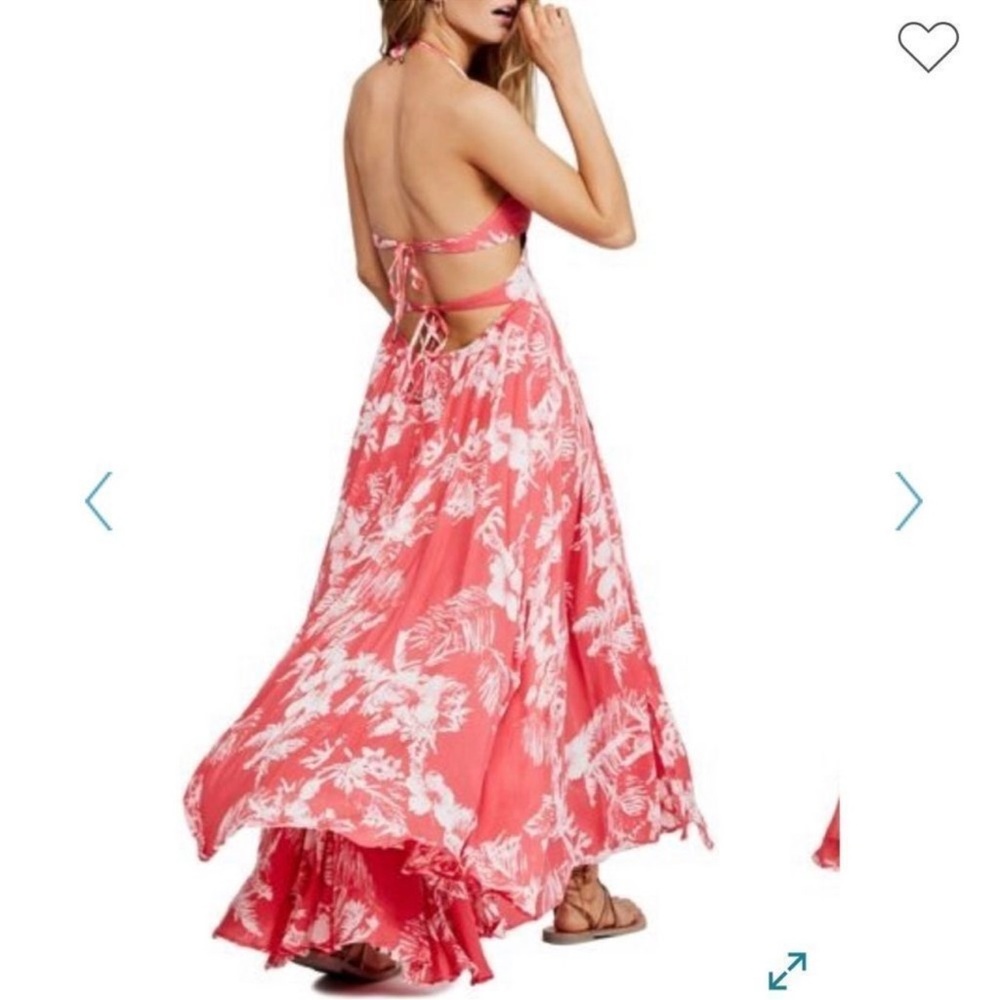 Size S Free People Lille Printed Maxi Dress